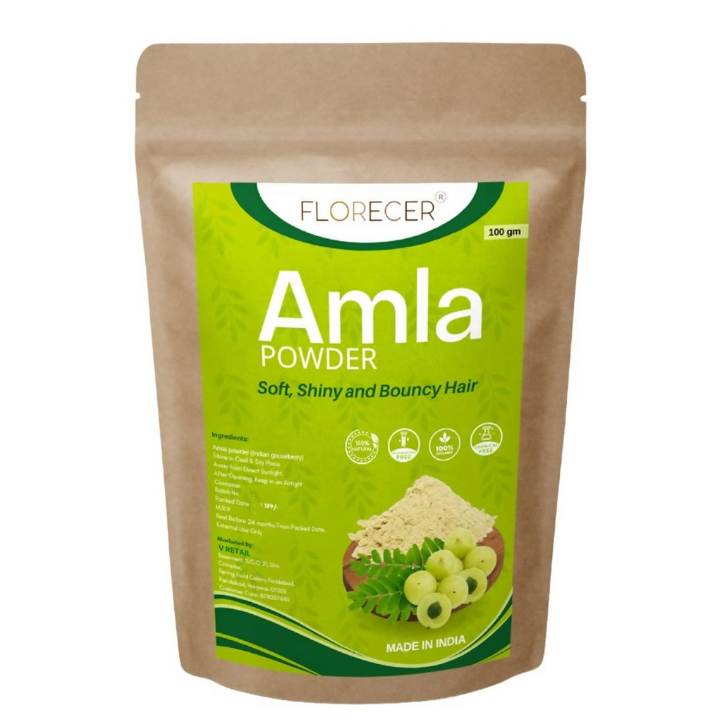 Florecer Amla Powder For Hair | Grocsy