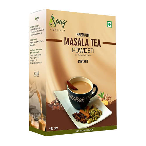 Spag Herbals Premium Instant Masala Tea Powder | Grocsy