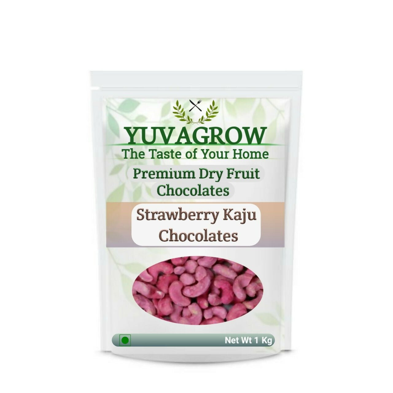 Yuvagrow Strawberry Kaju Chocolates | Grocsy