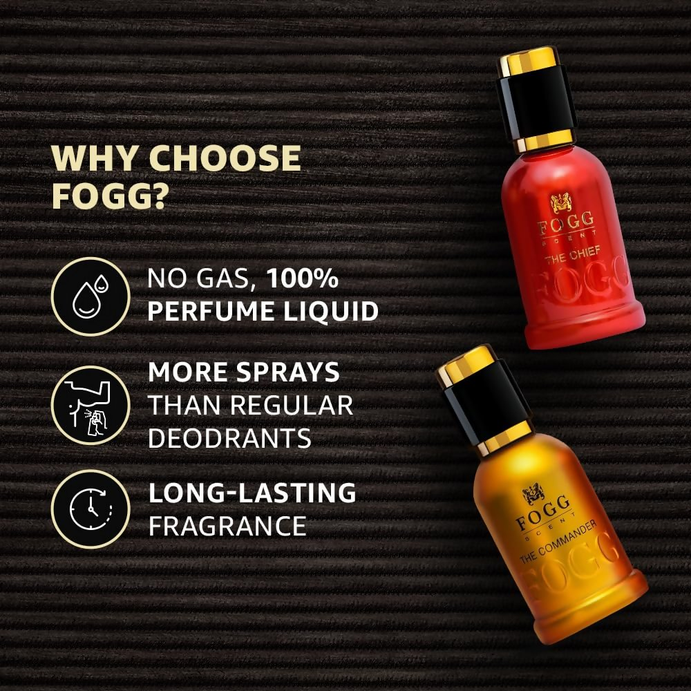 Fogg Scent Chief and Commander Perfume Gift Set | Grocsy