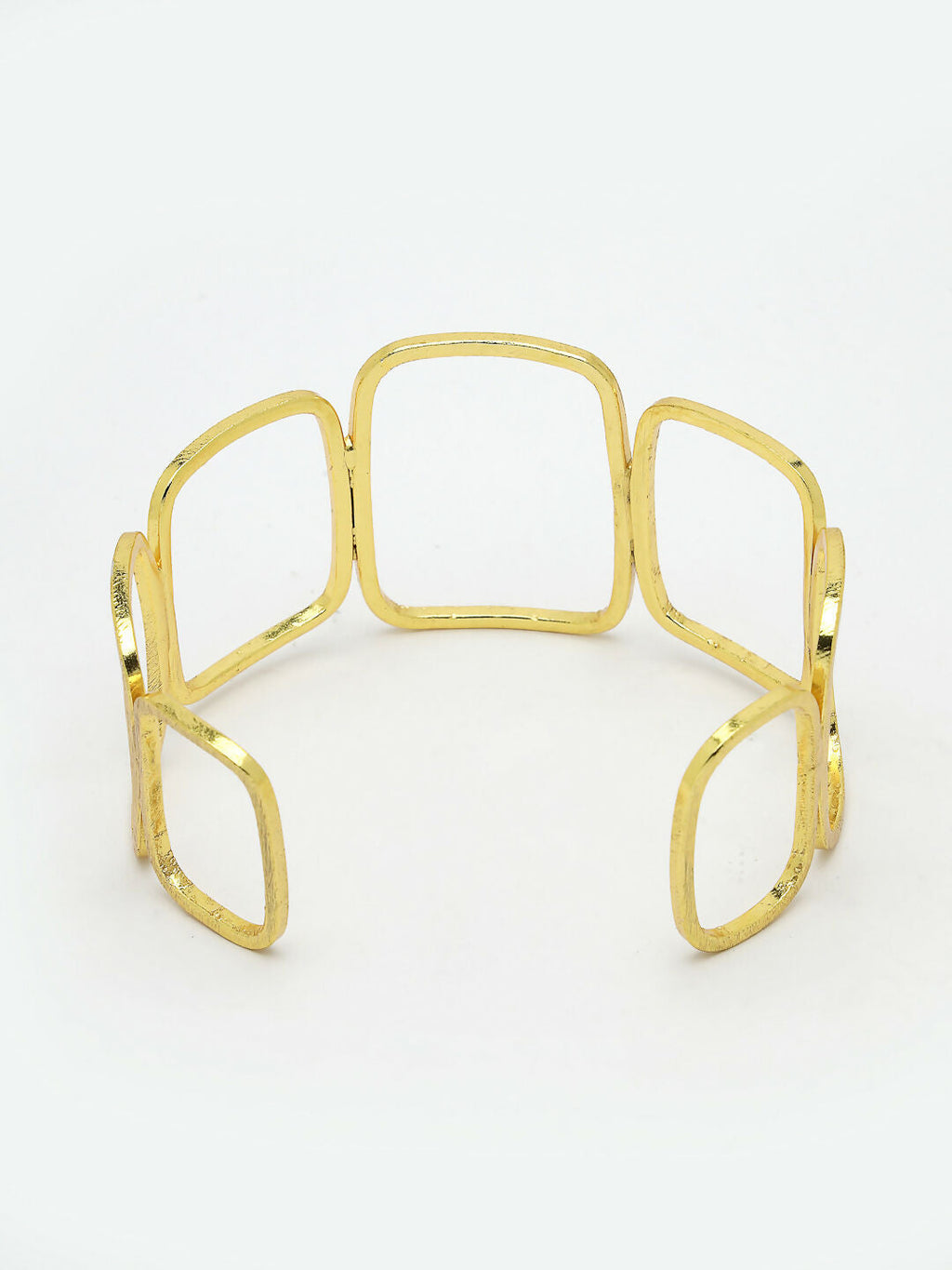 NVR Women Gold-Polished Western Cuff Bracelet | Grocsy