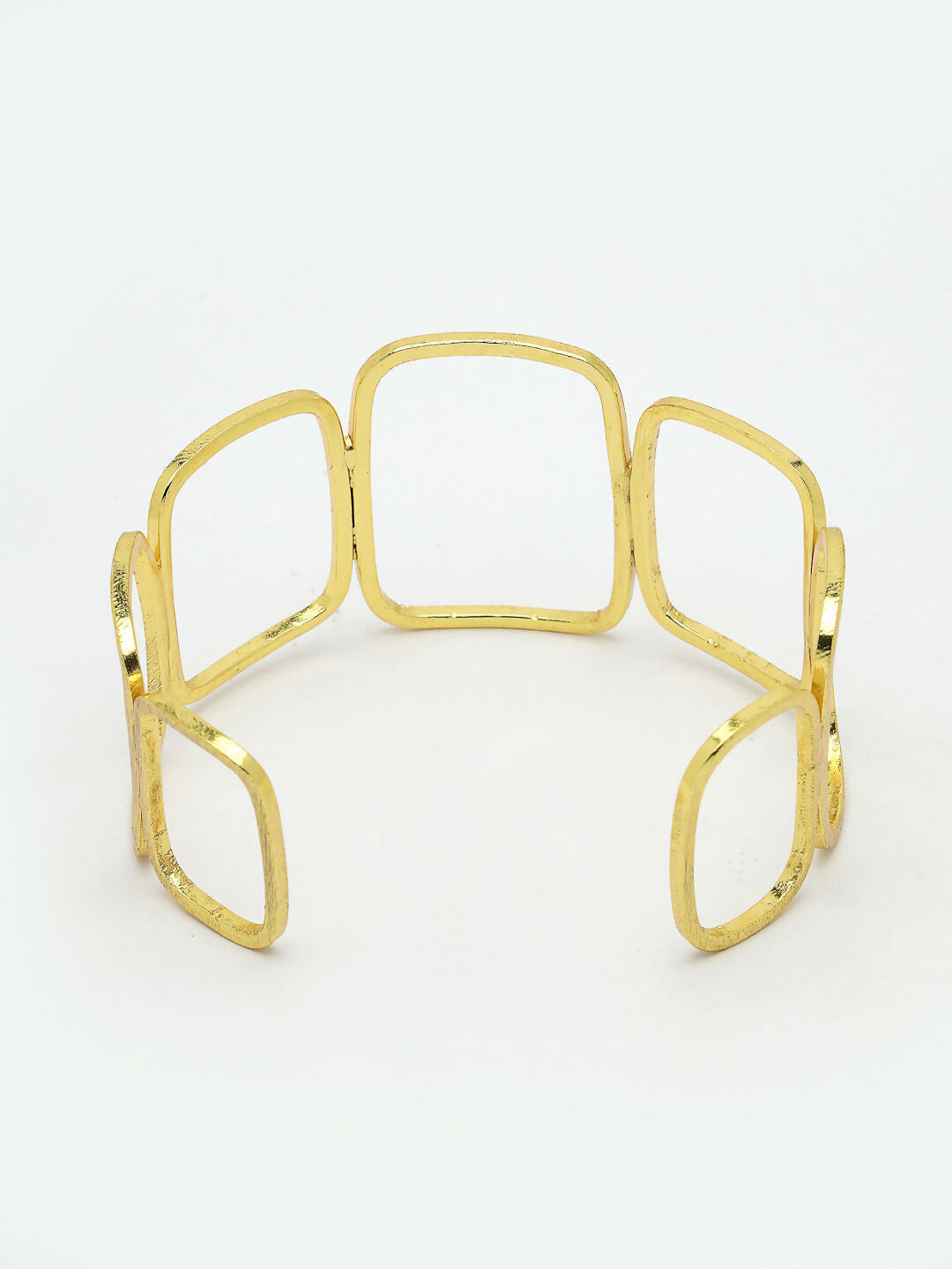 NVR Women Gold-Polished Western Cuff Bracelet | Grocsy