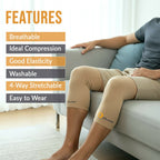 Orth-Rem Knee Cap Support For Men & Women (Pair) Knee Brace Pain Relief | Grocsy