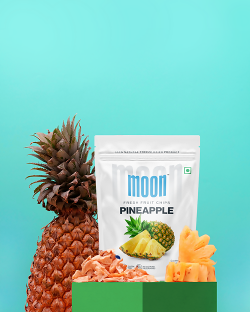 Moon Freeze Dried Pineapple | Grocsy