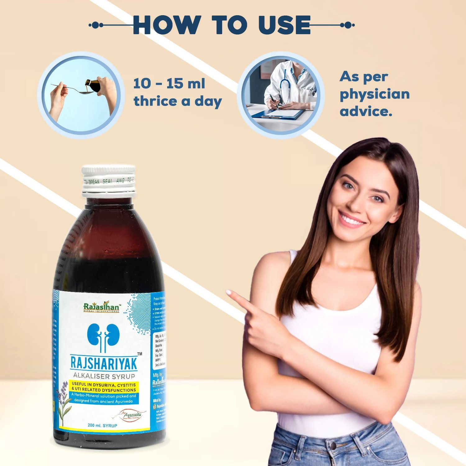 Rajasthan Herbals Rajshariyak Alkaliser Syrup | Grocsy