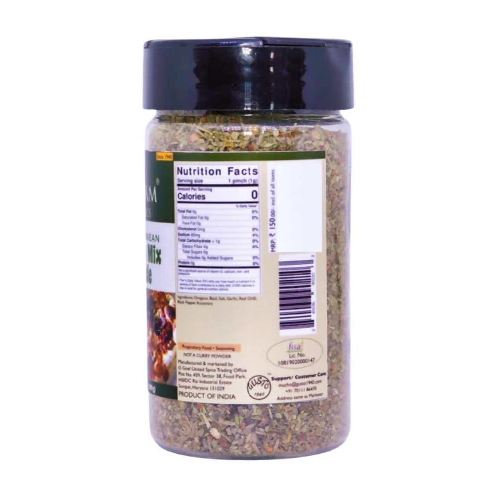 Tassyam Organics Oregano Mix Sprinkle Seasoning | Grocsy