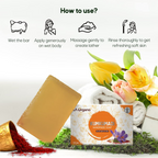 LA Organo Kumkumadi Handmade Natural Bath Soap | Grocsy