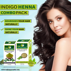 VedicAyurveda Indigo Powder and Henna Powder | Grocsy