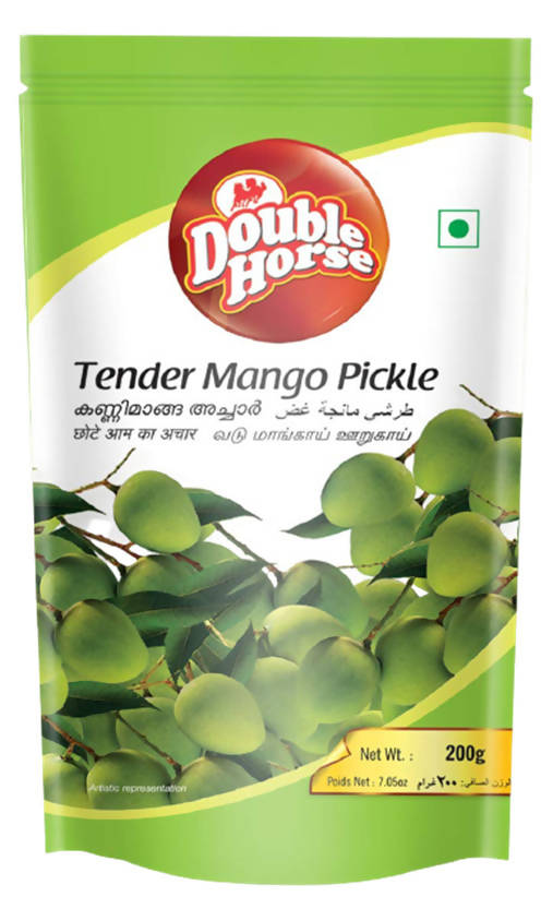 Double Horse Tender Mango Pickle | Grocsy