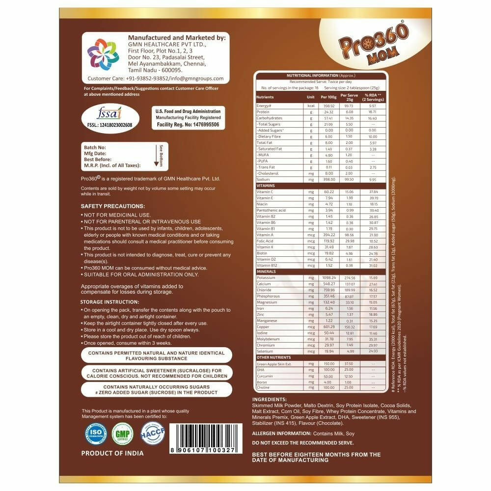 Pro360 MOM Protein Powder | Grocsy