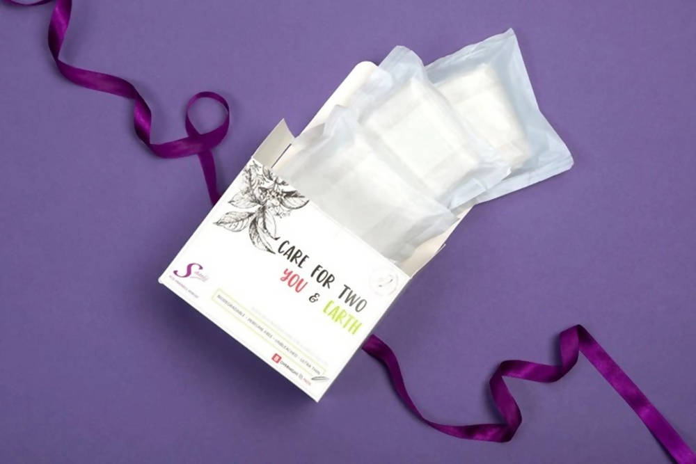 Saathi Overnight Banana Fiber Sanitary Napkins | Grocsy