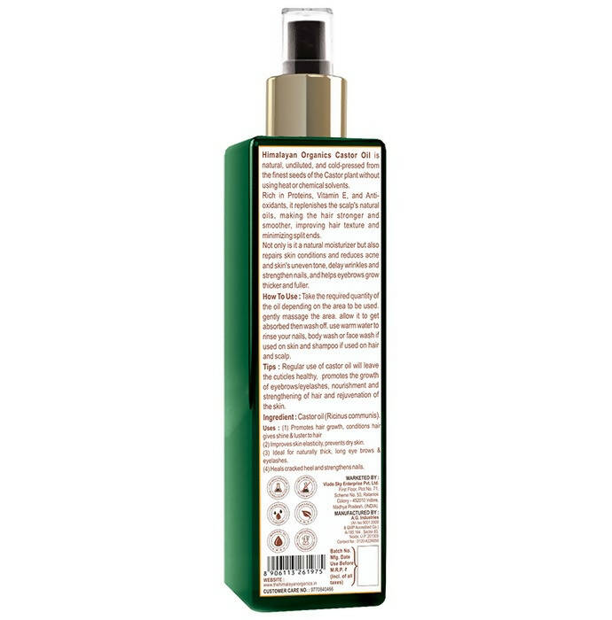 Himalayan Organics Castor Oil | Grocsy