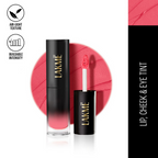 Lakme Xtraordin-Airy One-And-Done Lip, Eye & Cheek Tint - Bubblegum Blush | Grocsy
