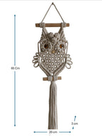 Sun Mun Decors Premium Macrame Owl | Grocsy