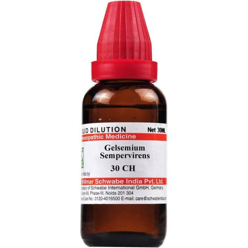 Dr. Willmar Schwabe India Gelsemium Sempervirens Dilution | Grocsy