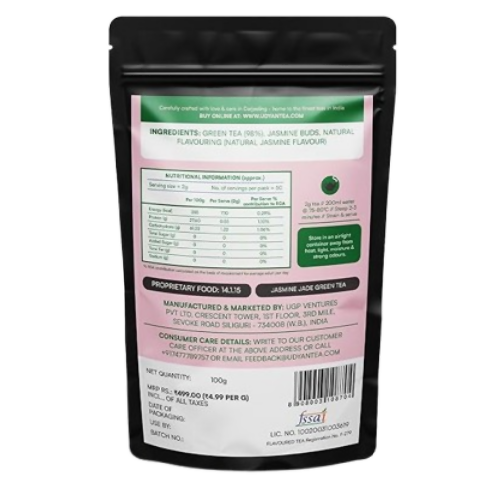Udyan Tea Jasmine Jade Green Tea | Grocsy
