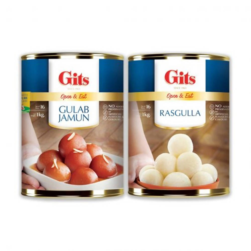 Gits Rasgulla & Gulab Jamun - Combo Pack | Grocsy