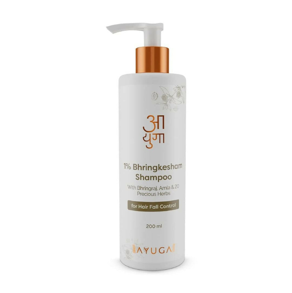 Ayuga 1% Bhringkesham Hair Fall Control Shampoo | Grocsy
