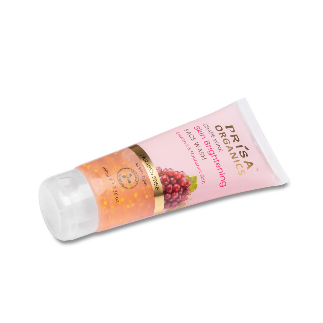 Prisa Organics Grape Wine Skin Brightening Face Wash | Grocsy