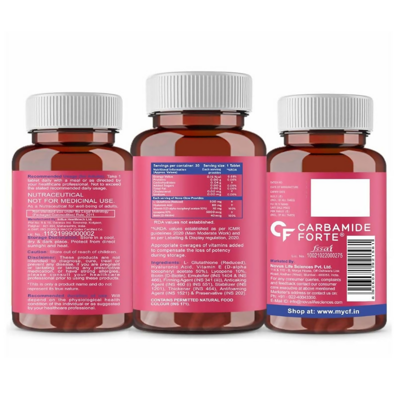 Carbamide Forte L-Glutathione Reduced+ Tablets | Grocsy