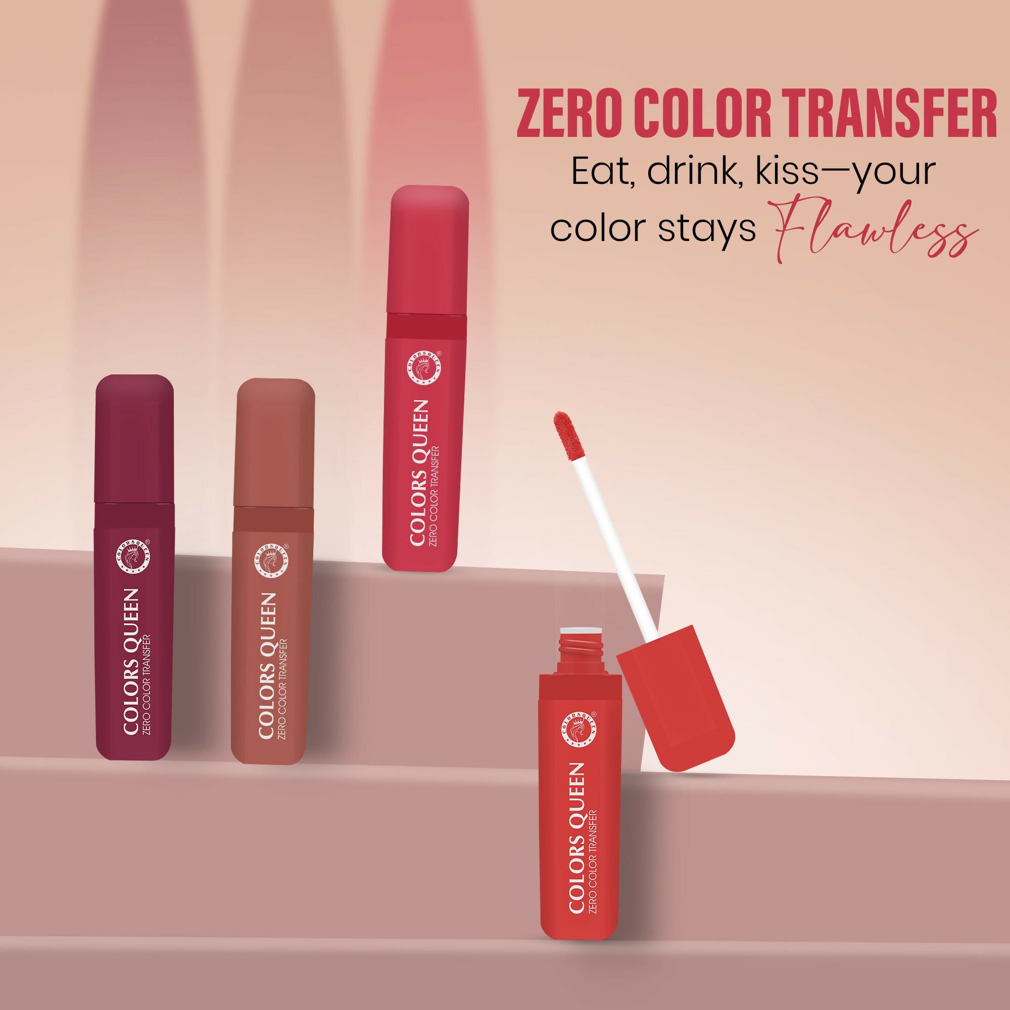 Colors Queen Zero Color Transfer Liquid Lipstick - Paper Flower | Grocsy