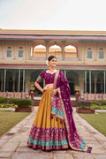 Designer Lehenga Choli for Women Indian Wedding Lehenga Choli by Infinity Export - Mustard | Grocsy