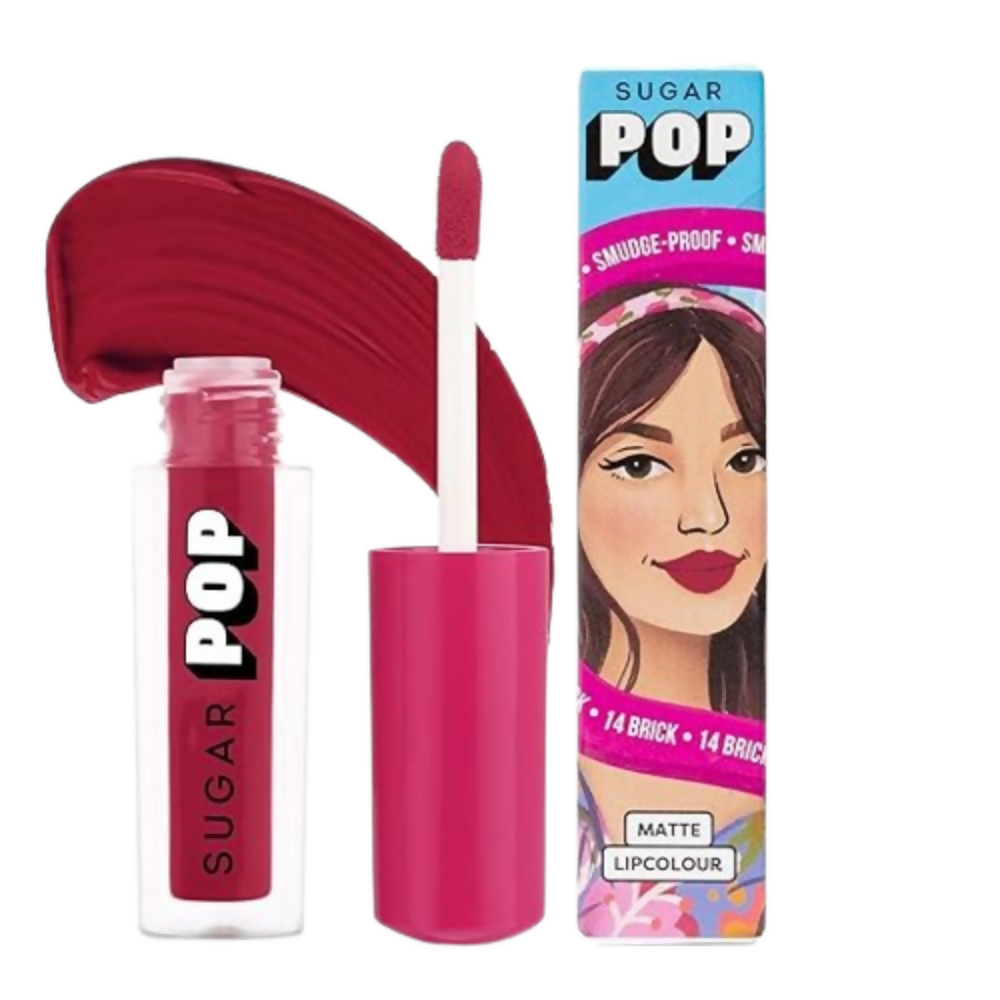 SUGAR POP Matte Lipstick - 14 Brick | Grocsy