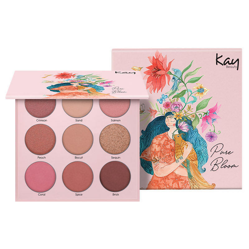 Kay Beauty By Katrina Kaif Eyeshadow Palette - Pure Bloom | Grocsy