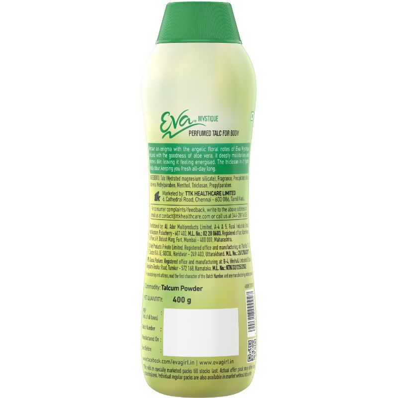 Eva Perfumed Talc For Face & Body - Mystique | Grocsy