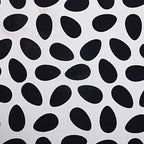 Vamika Printed Cotton Black & White Bedsheet With Pillow Covers (LEOC_ANDA_BL) | Grocsy