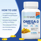 Alpspure Nutra Omega 3 Fish Oil Capsules | Grocsy