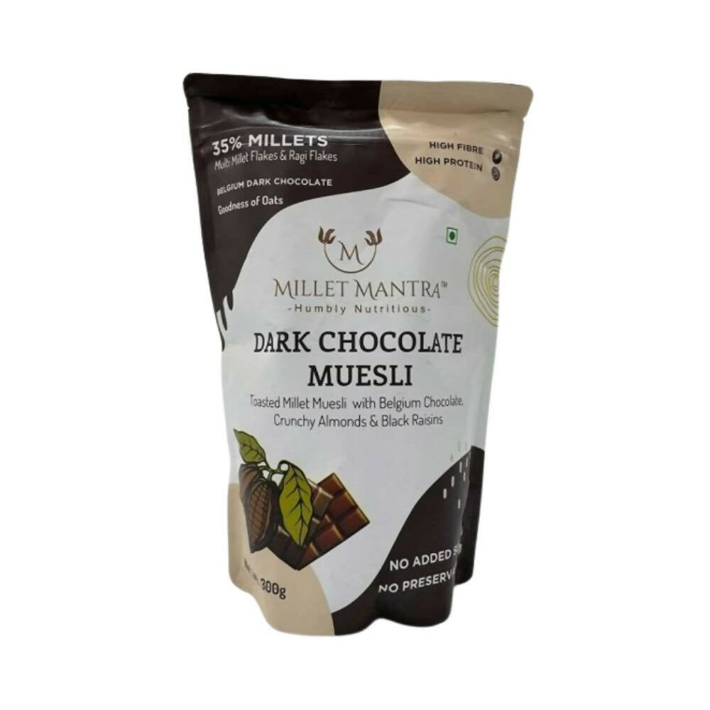 My Millet Basket Millet Mantra Dark Chocolate Muesli | Grocsy