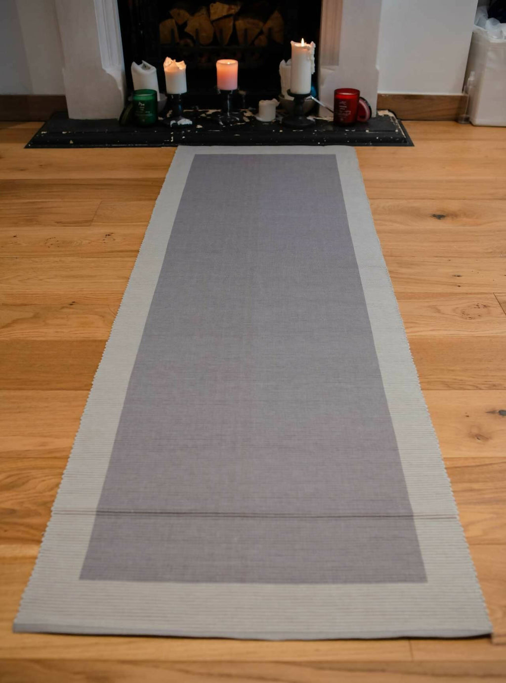 Karpasa London Handmade Yoga Mat Grey Organic Cotton | Grocsy