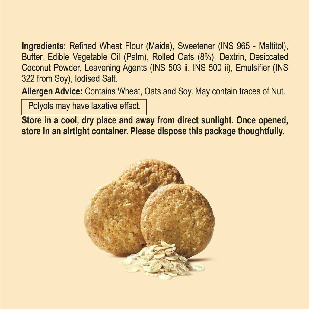 Unibic Sugar Free Oats Cookies | Grocsy