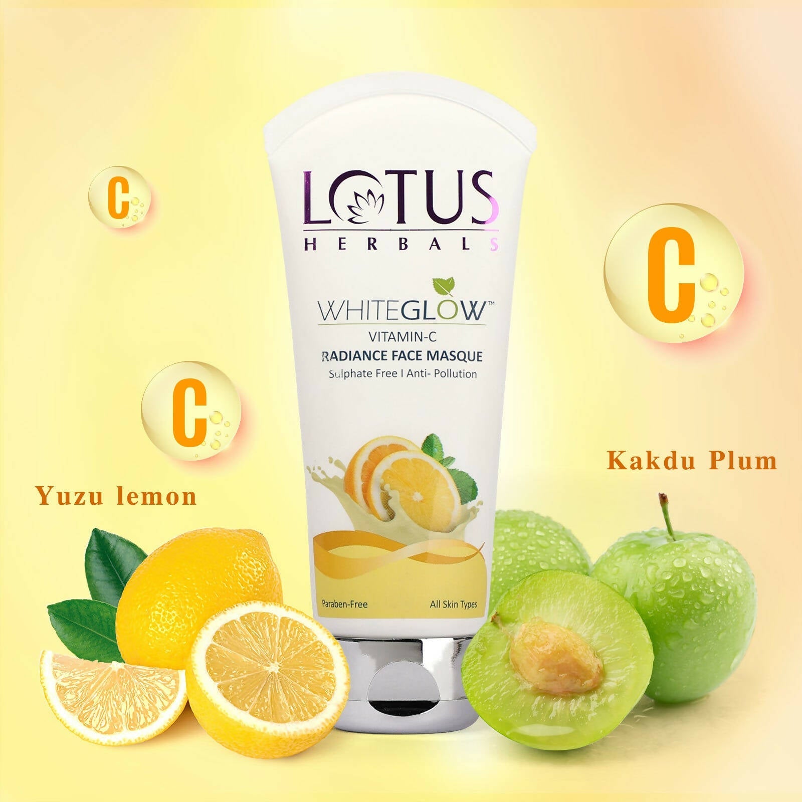 Lotus Herbals WhiteGlow Vitamin-C Radiance Fack Masque | Grocsy