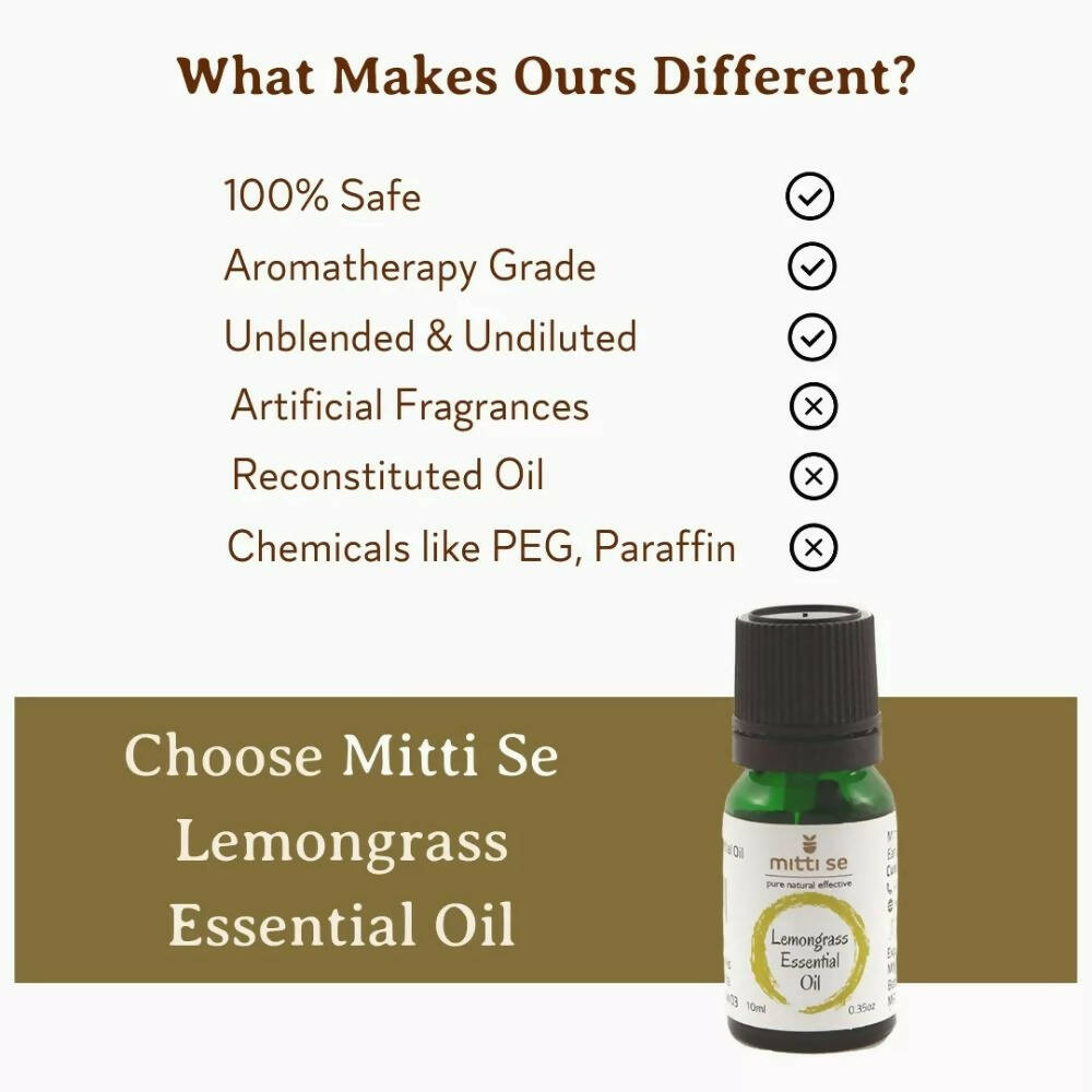 Mitti Se Lemongrass Essential Oil | Grocsy
