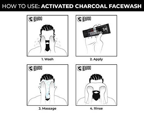 Beardo Activated Charcoal Face Wash | Grocsy