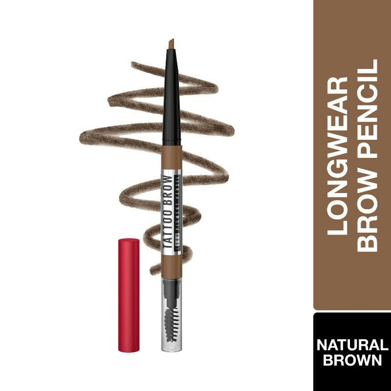 Maybelline New York Tattoo Brow 36h Brow Pencil - Natural Brown | Grocsy