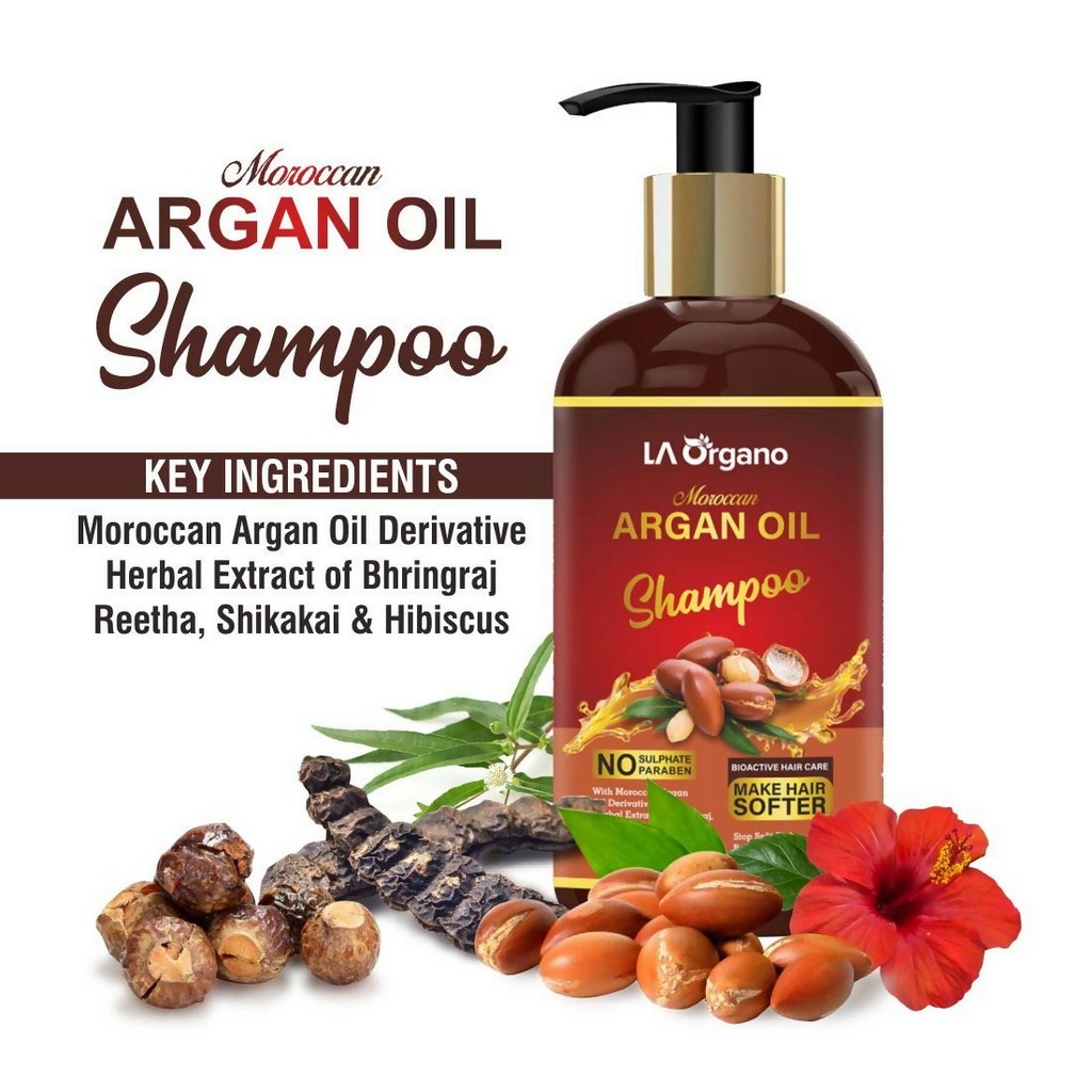 LA Organo Moroccan Argan Hair Shampoo | Grocsy
