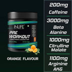 Inlife Pre-Workout Powder Orange Flavour | Grocsy