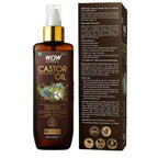 Wow Skin Science Castor Oil 200ml | Grocsy