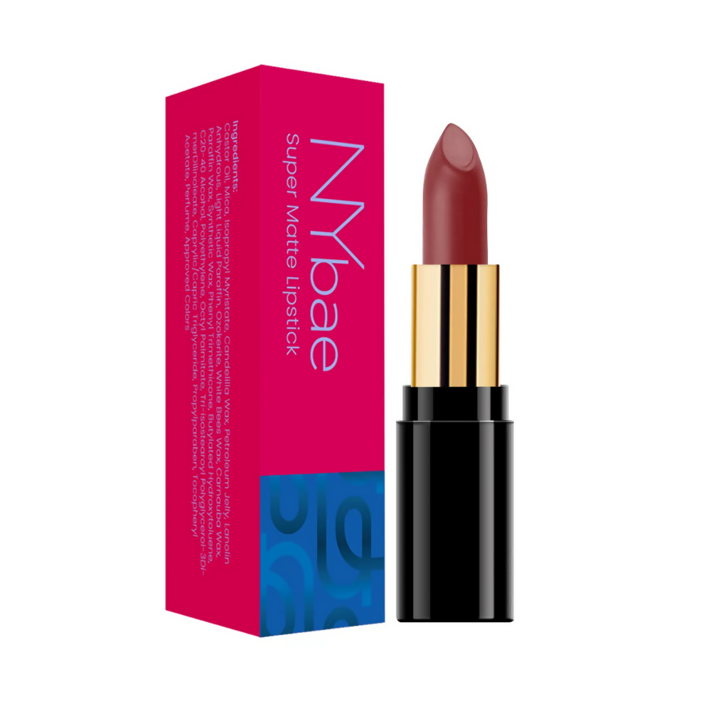 NY Bae Super Matte Lipstick - Hot Hazel 23 | Grocsy