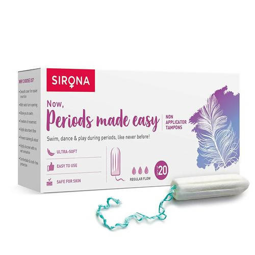 Sirona Periods Made Easy Tampons | Grocsy