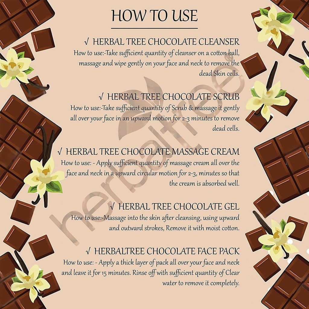 Herbal Tree Chocolate Facial Kit | Grocsy