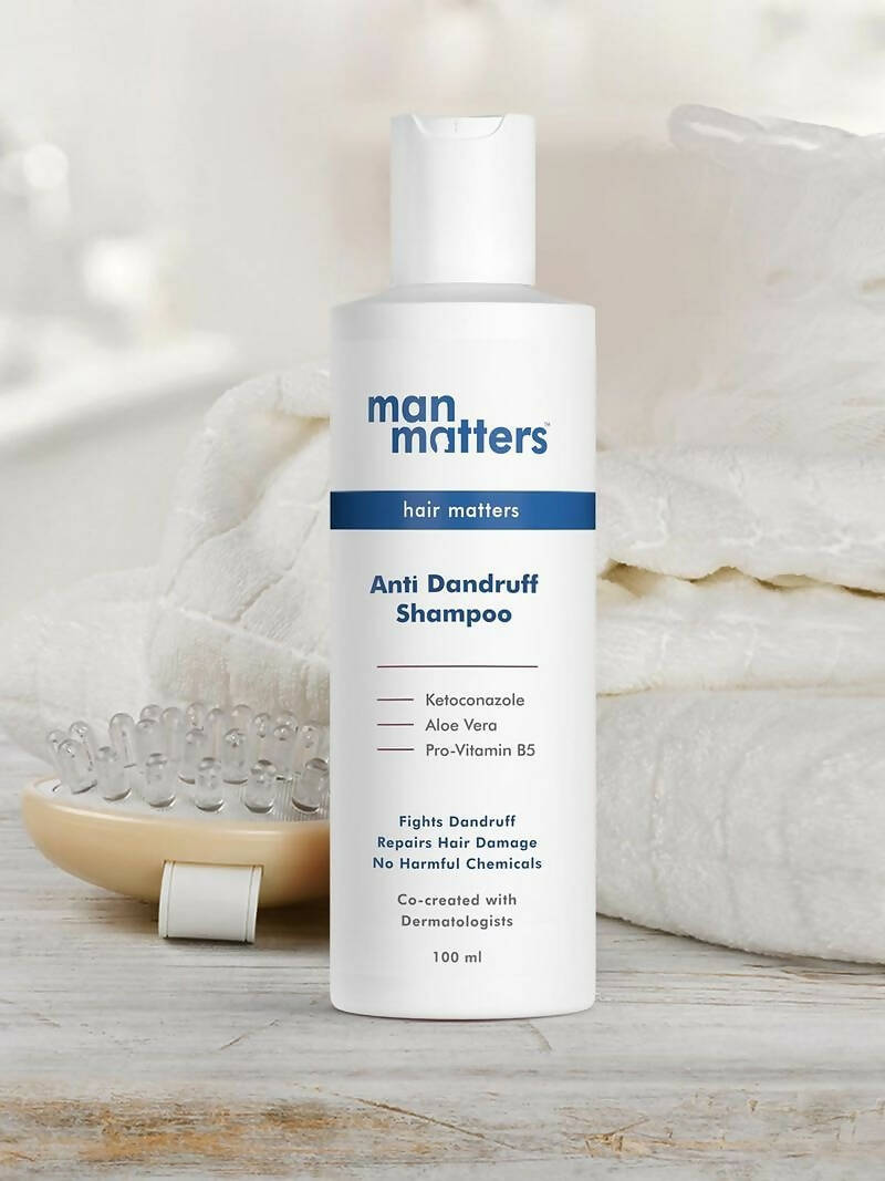 Man Matters 1% Ketoconazole Anti-Dandruff Shampoo, Reduces Itching & Dandruff | Grocsy