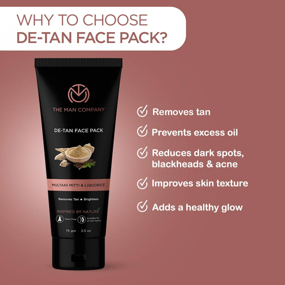 The Man Company De-Tan Face Pack | Grocsy