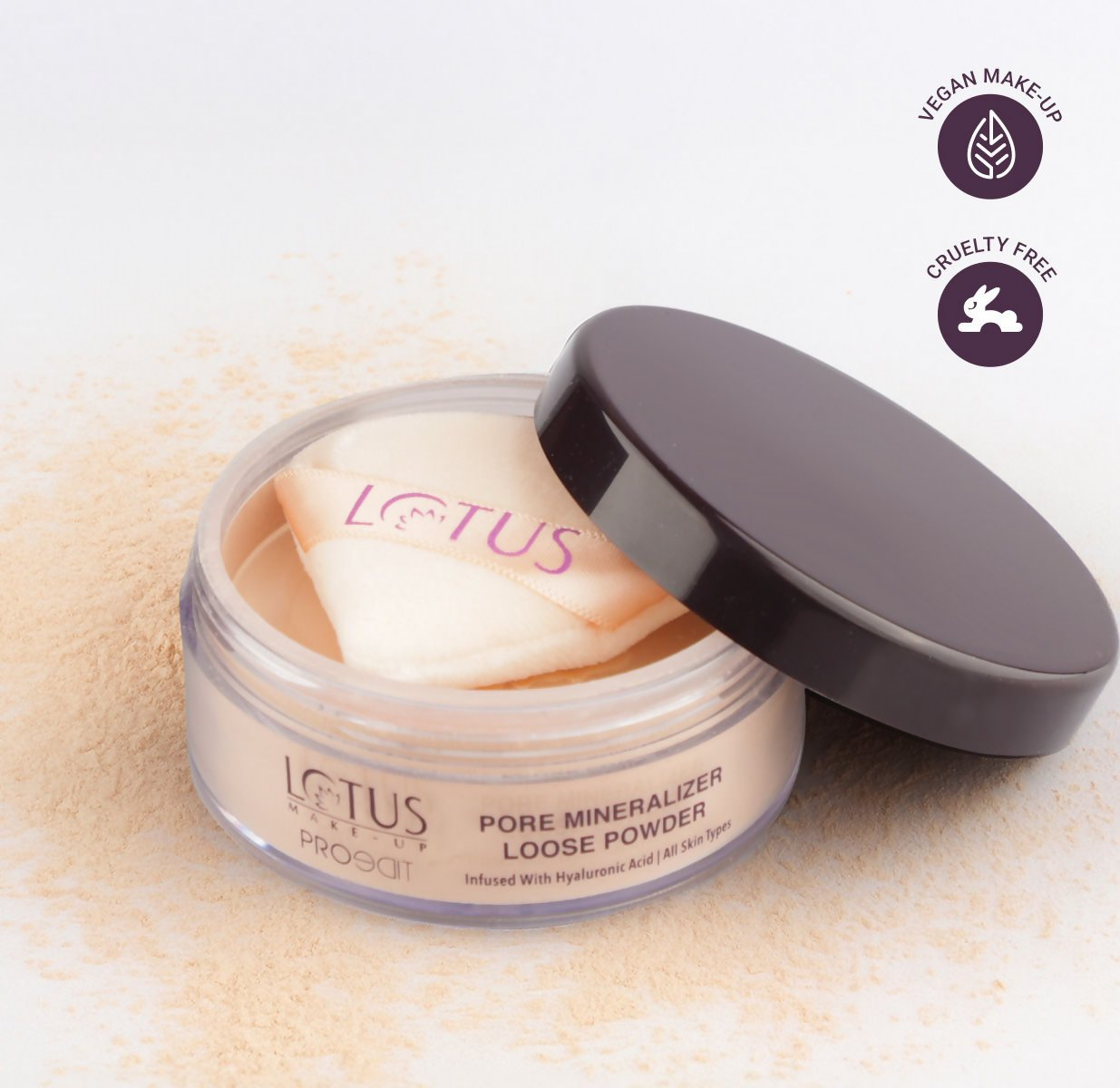 Lotus Make Up Proedit Pore Mineralize Loose Powder - 02 Latte | Grocsy