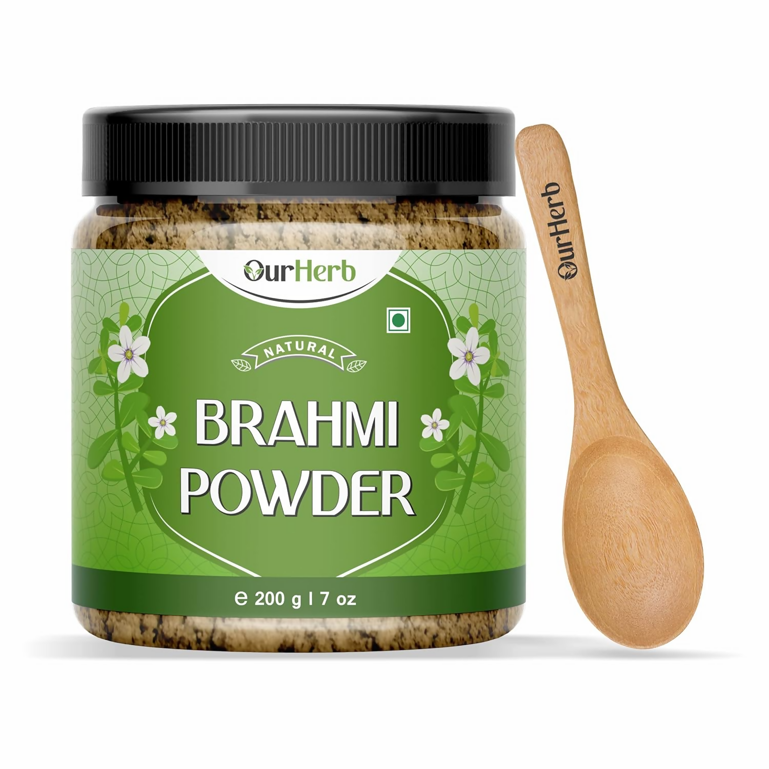 OurHerb Pure & Natural Brahmi Powder For Hair Care | Grocsy