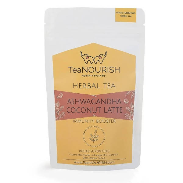 TeaNourish Ashwagandha Coconut Latte Herbal Tea | Grocsy