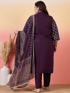 Sztori Women Floral Printed Regular Kurta with Trousers & With Dupatta | Grocsy